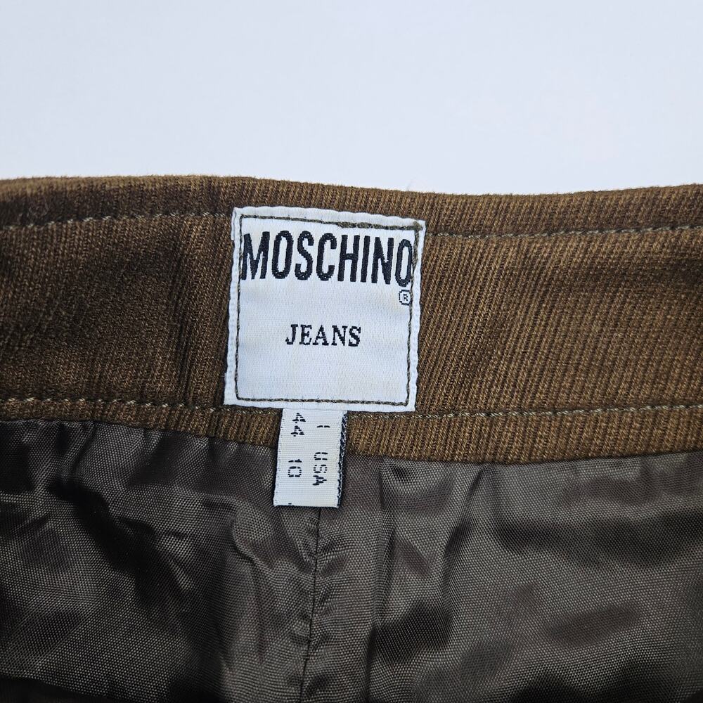 Y2k Moschino Jeans Peace Sign Skirt Boho - Size 10 - Picture 3 of 7